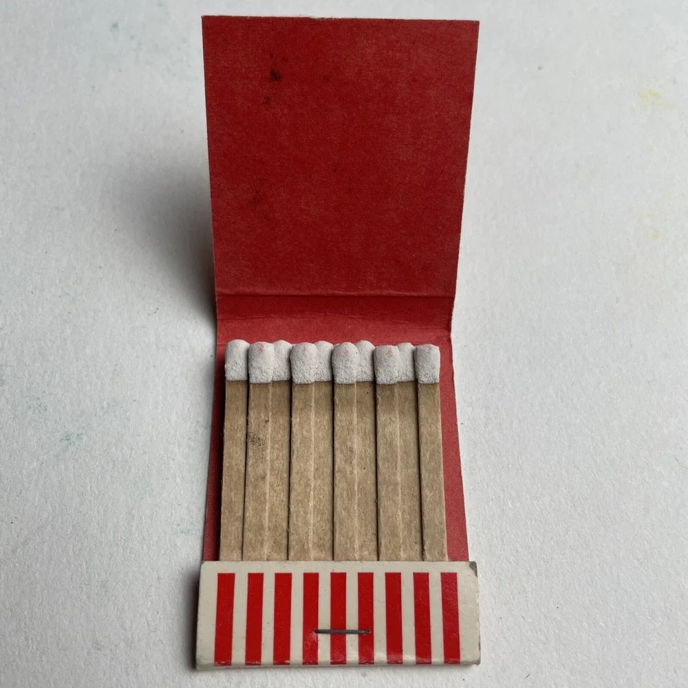 Vintage Matchbook TGI FRIDAYS Red Striped Collectible‎ Memorabilia FULL
